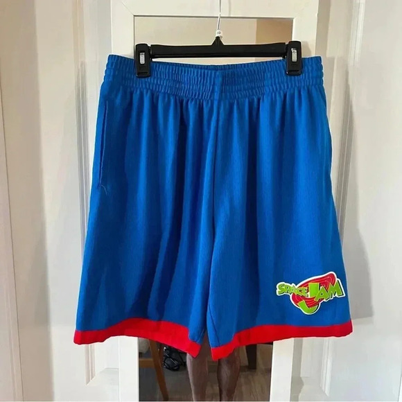 Tune Squad Space Jam 25th Anniversary Mitchell & Ness Basketball Short - Picture 1 of 6